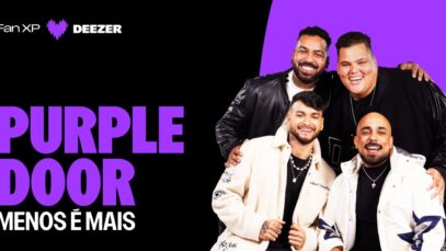 Grupo Menos é Mais é anunciado como atração da segunda edição do Purple Door da Deezer