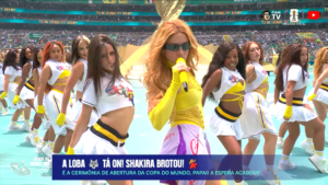 Shakira, Maná, J Balvin e mais cantam na abertura da Copa do Mundo