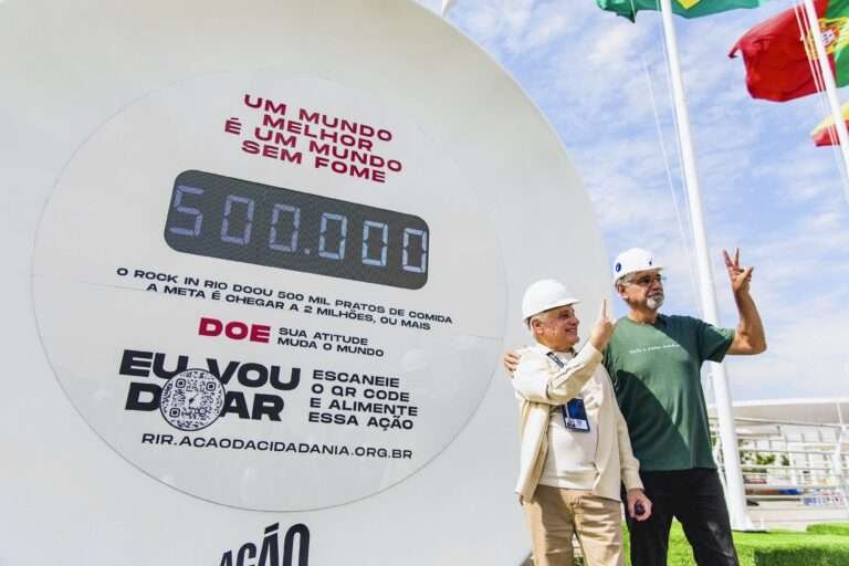 Rock in Rio amplia combate à fome e mobiliza público para alcançar 2 milhões de pratos de comida doados