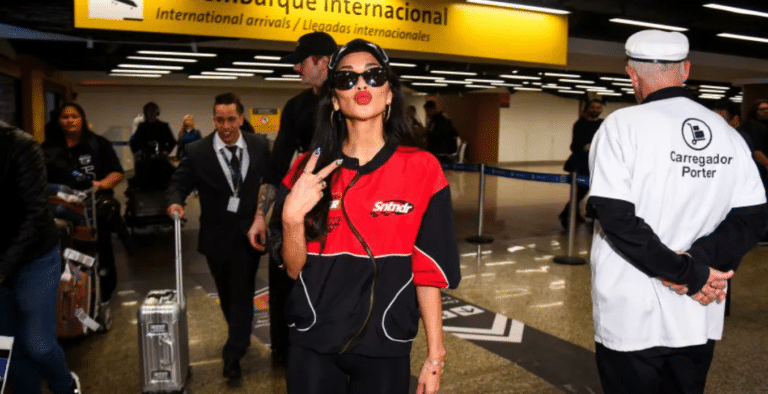 Nicole Scherzinger chega ao Brasil para primeiro show no Brasil do Pussycat Dolls